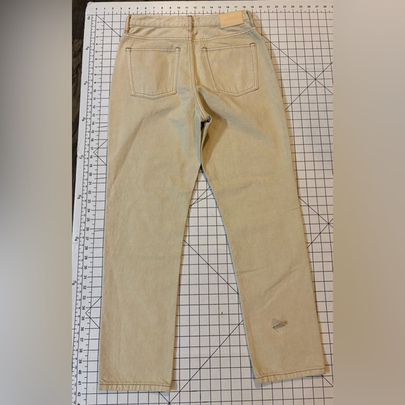 NWOT Everlane Women’s Size 28 Regular Pure Clay Ecru High Rise Jeans - Picture 6 of 12